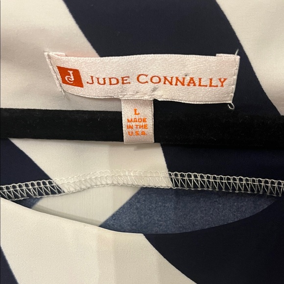 Jude Connally Black and White Mini Dress with Blue Floral - Picture 2 of 5